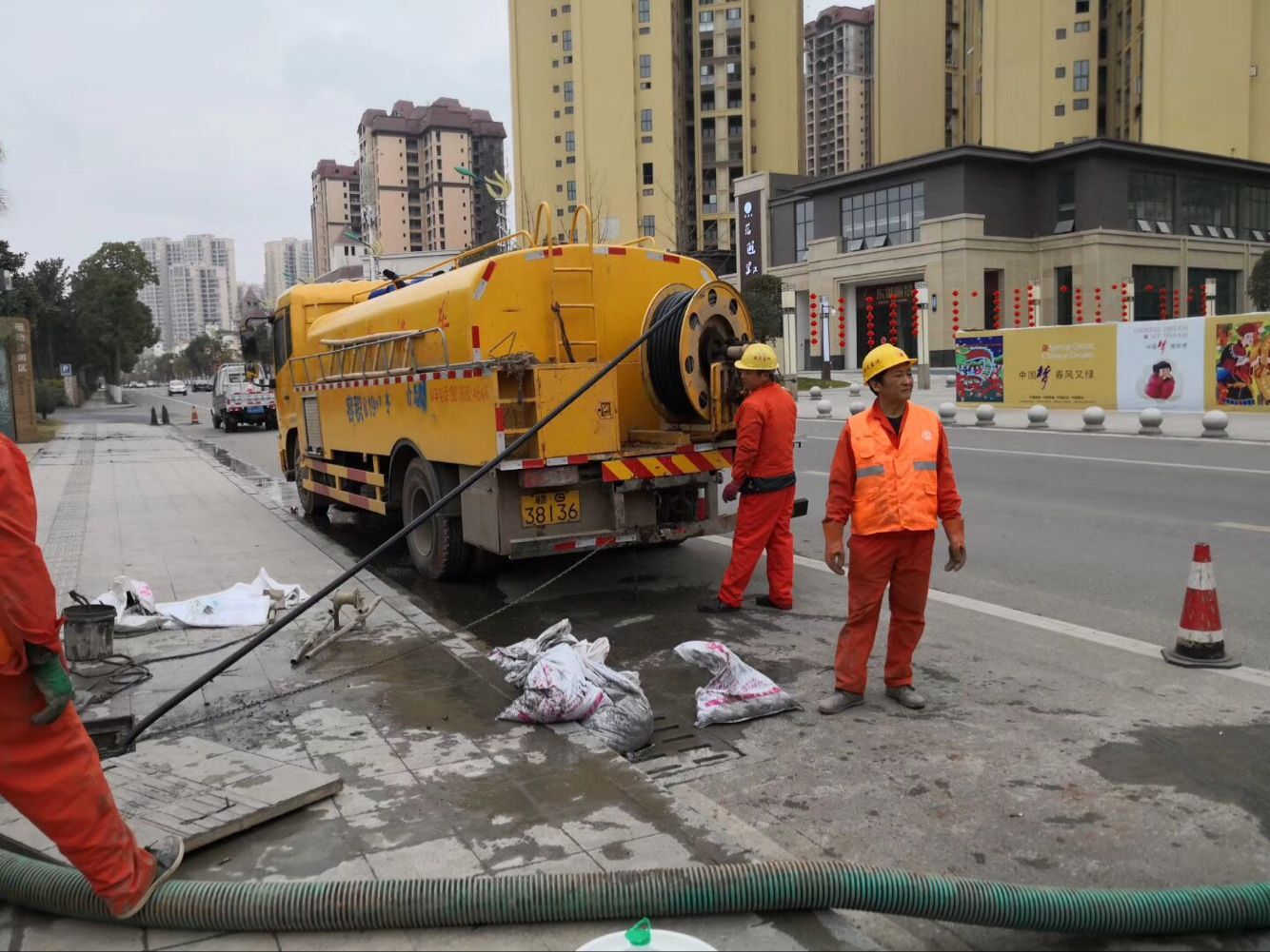 沁阳排污管道清淤-管道清洗